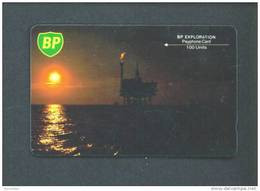 UK (OFFSHORE -OIL/GAS RIG)  -  Magnetic Phonecard  BP - Plateformes Pétrolières