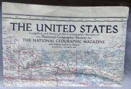 THE UNITED STATES , ,THE NATIONAL GEOGRAPHIC MAGAZINE ,1956 ,MAP - Atlas, Kaarten