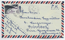 FRANCE HAUTE COUTURE 30FR SEUL LETTRE FM AVION POSTE AUX ARMEES 30.6.1953 TO GERMANY - Vietnamkrieg/Indochinakrieg