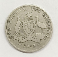 AUSTRALIA 1913 1 FLORIN 2 SHILLINGS KING GEORGE V E.882 - Non Classificati