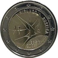 Pièce De 2 Euros Commémorative Estonie 2023 : Hirondelle - Estonia