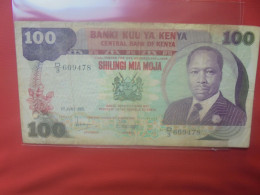 KENYA 100 SHILLINGS 1980 Circuler (B.29) - Kenya