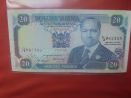 KENYA 20 SHILLINGS 1989 Circuler (B.29) - Kenya