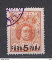 LEVANTE  RUSSO: 1913  SOPRASTAMPATO  -  5 Pa/1 K. BRUNO  ARANCIO  US. -  YV/TELL. 175 - Siberia E Estremo Oriente