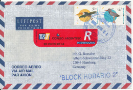 Argentina Registered Air Mail Cover Sent To Germany 13-5-1996 - Covers & Documents