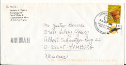 Argentina Cover Sent To Air Mail Germany 20-11-2000 - Lettres & Documents