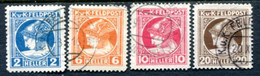 AUSTRIA MILITARY POST 1916 Newspaper Stamps Used. . Michel 49-52A - Oblitérés