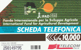 SCEDA TELEFONICA - IFAD (2 SCANS) - Pubbliche Tematiche