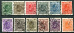 YUGOSLAVIA 1926-27 Portrait Definitive Set Used.  Michel 188-99 - Used Stamps