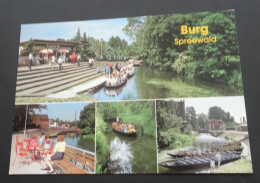 Burg Spreewald - Kahnfährhafen I - Postkartenagentur "Spreewald", Lübben - Burg (Spreewald)