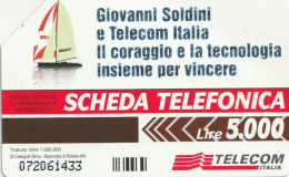 SCEDA TELEFONICA - GIOVANNI SOLDINI (2 SCANS) - Pubbliche Tematiche