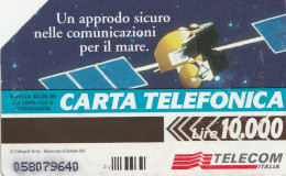 SCEDA TELEFONICA - COMUNICAZIONI PER IL MARE (2 SCANS) - Pubbliche Tematiche