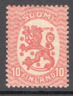 Finland 1917 Standing Lion Definitive Stamp In Mounted Mint - Ongebruikt