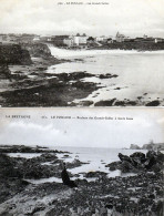 LE POULDU B Les Grands Sables Lot De 2 Cartes; Beaux Paysages - Le Pouldu