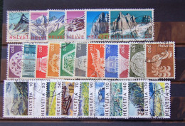 Suisse Switzerland - 3 Séries Thématiques Oblitérées - Lotes/Colecciones