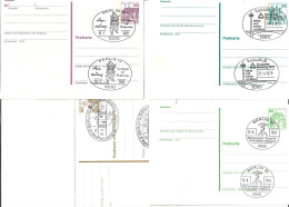 0591i: Ein Berliner Ganzsachen- Lot "Burgen & Schlösser" Lt. Scan - Postkaarten - Gebruikt