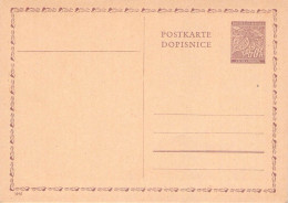 BÖHMEN & MÄHREN - POSTKARTE 60h (1940) UNC / *198 - Storia Postale