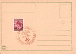 BÖHMEN & MÄHREN - SONDERSTEMPEL BRÜNN 20.4.1940 / *202 - Oblitérés