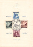 BÖHMEN & MÄHREN - SCHMUCKBLATT 1941 Mi 78-78 / *203 - Used Stamps