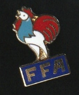 76603- Pin's-Fédération Française D'Athlétisme.. Coq.signé Fraisse. - Athlétisme