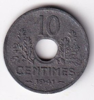 MONEDA DE FRANCIA DE 10 CENTIMES DEL AÑO 1941 (COIN) - 10 Centimes