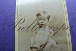 C.D.V. -Photo-Carte De Visite Studio Foto Atelier  L.H.ZEYEN  Liège Bebe Baby - Personnes Identifiées