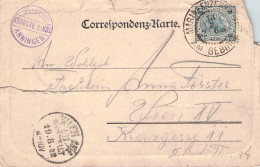ÖSTERREICH - AK 1902 MILCHWIRTSCHAFT "KRAUSSTE LINDE" AM ANNINGER / *214 - Briefe U. Dokumente