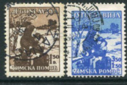 YUGOSLAVIA 1935 Winter Relief Used  Michel 320-01 - Used Stamps