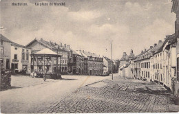 Belgique - Houffalize - La Place Du Marché - Kiosque - E. Lemaire - Carte Postale Ancienne - Bastenaken