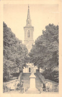 Belgique - Hozémot - Eglise Et Monument Des Combattants - Phototypie Légia  - Animé - Carte Postale Ancienne - Luik