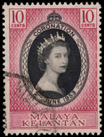 Kelentan 1953 Coronation Fine Used. - Kelantan