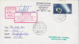 Germany Flight Polar 2 From Genf To Oberpfaffenhofen 5.3.1986  Ca Wessling Oberbay 5.3.1986 (ST175B) - Vols Polaires