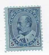 18977) Canada 1903 Edward  Mint Hinge * MH - Unused Stamps