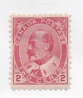 18987) Canada 1903 Edward  Mint Hinge * MH - Unused Stamps