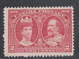 18996) Canada 1908 Quebec Mint Hinge * MH - Ungebraucht