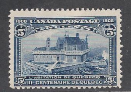 18997) Canada 1908 Quebec Mint Hinge * MH - Ungebraucht