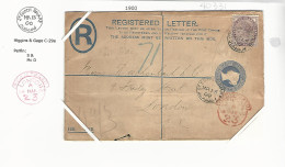 40331 ) GB UK Cover  Exhibition Page  See Scan 1900 Registered - Storia Postale
