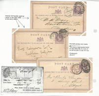 40333 ) GB UK Cover  Exhibition Page  See Scan 1901 X3 - Lettres & Documents