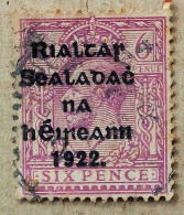 1922 Irland Mi.20 IV, 6pg /o - Used Stamps