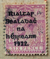 1922 Irland Mi.20 IV, 6pg /o - Oblitérés