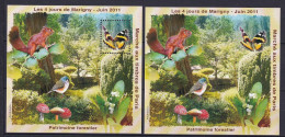 201 FRANCE 2011 - Yvert 23 - 4 Jours Marigny - Patrimoine Forestier Champignon Papillon Oiseau Ecureuil - Neuf ** (MNH) - Carré Marigny