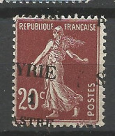 SYRIE N° 109 Surcharge à Cheval NEUF** LUXE SANS CHARNIERE / Hingeless  / MNH - Unused Stamps