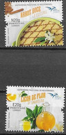 PORTUGAL, 2020, MNH,EUROMED, TRADITIONAL GASTRONOMY OF THE MEDITERRANEAN,THE PERFUME OF CITRUS , 2v , SCENTED - Alimentation