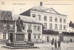 Belgique - Gembloux - Couvent Des Soeurs De ND Et Statue Sigebert - Animé - G. Hermans - Carte Postale Ancienne - Namen