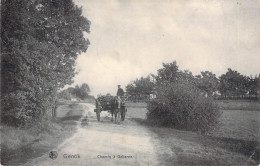 Belgique - Genck - Chemin à Gelieren - Attelage - Nels - Maison Stulens - Carte Postale Ancienne - Genk