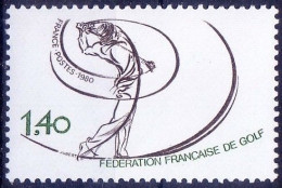 France 1980 MNH, Golf, Sports, Games - Golf