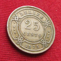 Belize 25 Cents 1975 KM# 36 Lt 952 *VT  Beliz Belice - Belize