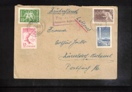 Finland 1952 Olympic Games Helsinki Interesting Airmail Letter - Verano 1952: Helsinki