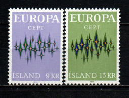 ISLANDA - 1972 - EUROPA UNITA - CEPT - MNH - Ungebraucht