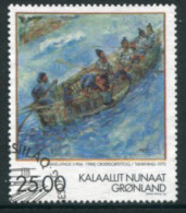 GREENLAND 1998 Painting By Hans Lynge 25 Kr. Used.  Michel 326 - Used Stamps